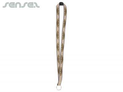 Gold And Silver Glitter Lanyards