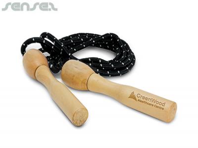 Wooden Handle Skipping Ropes (2.23m)
