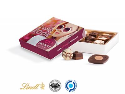Lindt Mini Chocolate Pralinés In Printed Gift Boxes