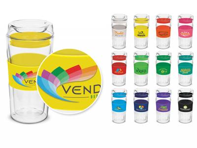 エコダブル壁ガラスカップ350ml