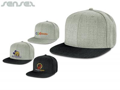 Sen Embroidered Flat Peak Caps