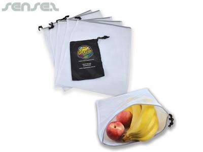 Fruit & Veg Set Of 5 Produce Bags