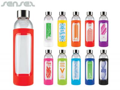 Mekka-Glasflaschen mit Silikonh&uuml;lle (550 ml)