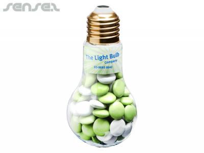 Chocolate Bean Filled Light Globes (100g)