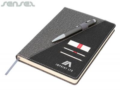Leonardo Notebook With Card Slot & Pen Loops (A5)