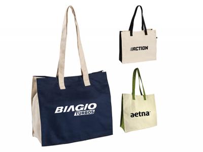 Benjamin Lux Cotton Natural Tote Bags