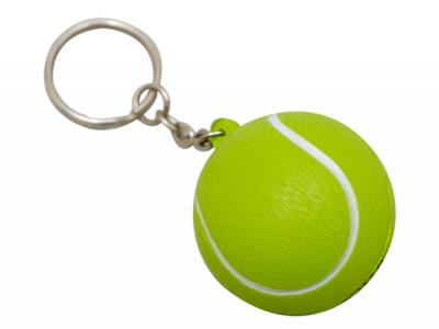Tennisball-Stress-Schl&uuml;sselanh&auml;nger