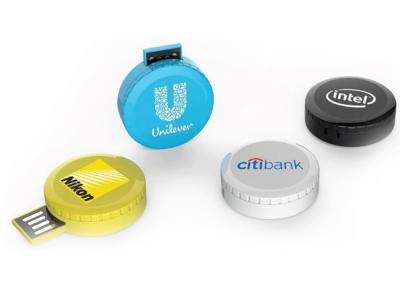 Puk Round USB Sticks (4GB)