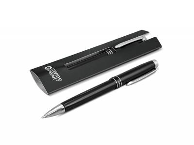 Brass Swiss Peak Black Pens