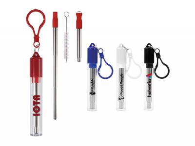 Silicon Tip Stainless Steel Straws