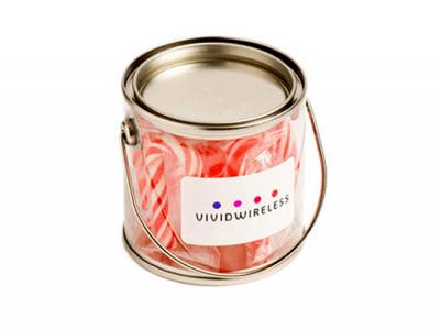 Candy Cane Filled Tins (x10)