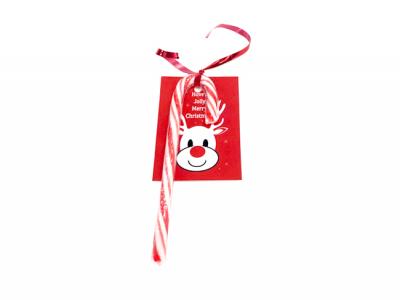 大きなキャンディケインカード