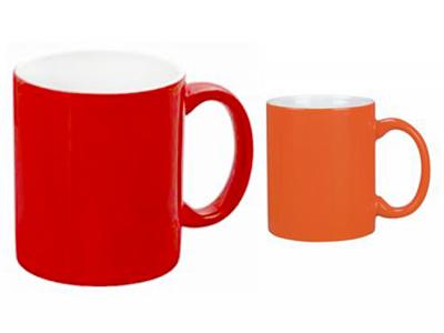 Classic Red Orange Mugs (300ml)