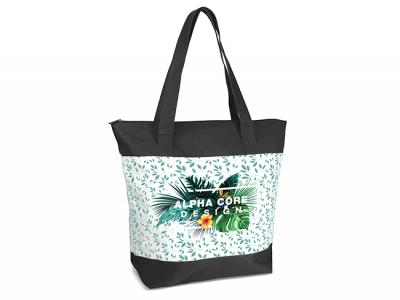 Enyo-Taschen mit Rei&szlig;verschluss und farbigem Druck