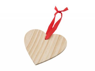 Wooden Heart Shaped Ornaments