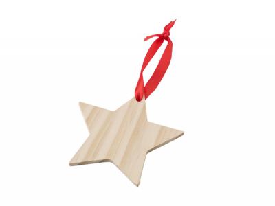 Wooden Star Shaped Ornaments