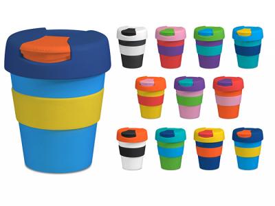 Metro Kaffeetassen mit Klappdeckel (320ml)