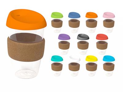 Large BPA Free India Plastic Cups With Cork Band (535ml)
