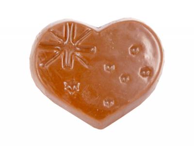 Australian Heart Flag Chocolates