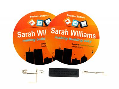 Round Staff Name Badges (90mm)