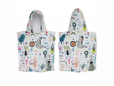 ケープキッズフード付きタオル