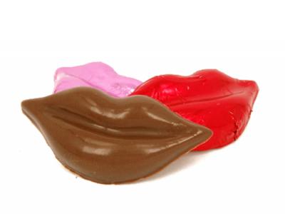 Foiled Lip Chocolates