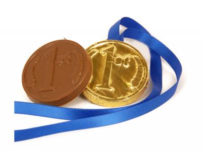 Foiled Medal Chocolates