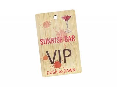 Rectangle Eco Bamboo Tags