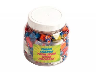 PET Jars Filled With Allen's Lollies (1L)