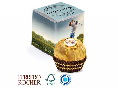 Einzelne Ferrero Rocher Pralinen in bedruckter Geschenkbox (12g)
