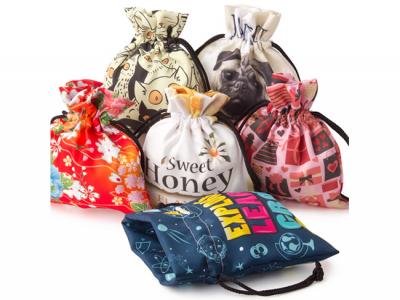 Polyester Drawstring Gift Bags (Small)
