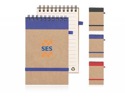 Eco Spiral Recycled Paper Notepads (Small)