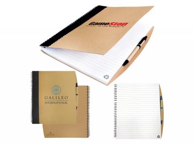 Heavy Duty Cardboard Notebooks With Pens
