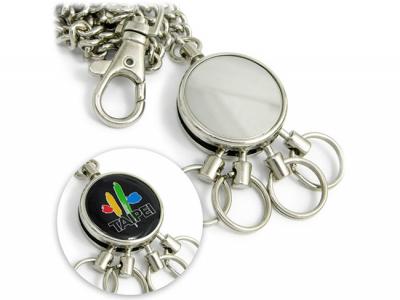 Round Key Separator Keychains