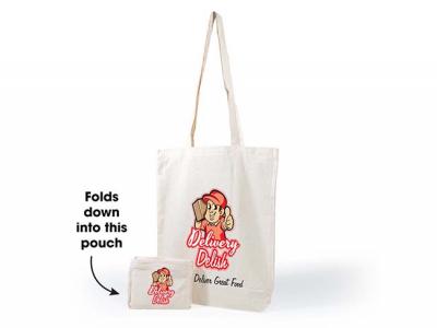 Foldable Calico Shopping Bags (140gsm)