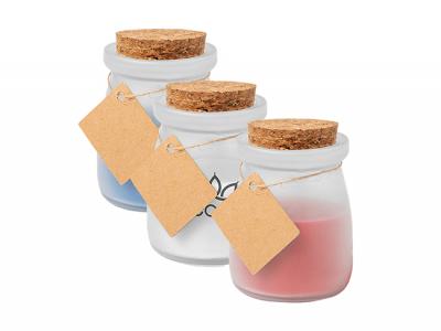 Kerzen in Kristallgl&auml;sern