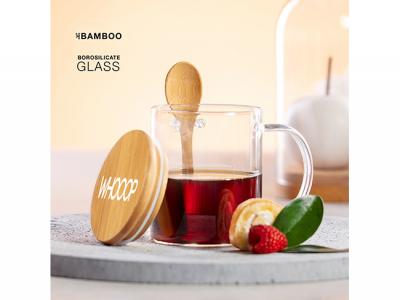 Bamboo Glass Tea Cups (420ml)