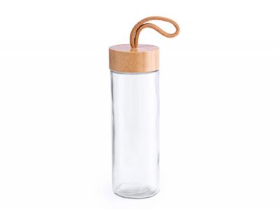Eco Bamboo Glass Drink Bottles (420ml)