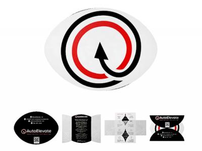 マジックループ折りたたみカード（楕円形）