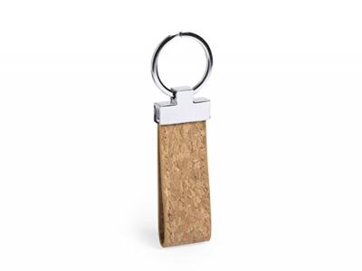 Eco Cork Metal Keytags