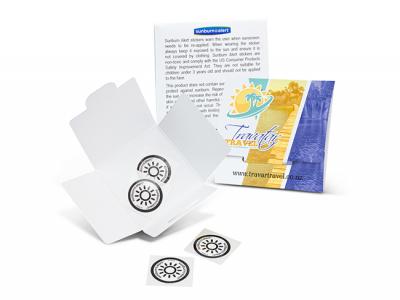 UV Sensitive Sunburn Alert Sticker Packs