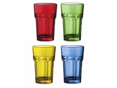 Colourful Glass Sets (300ml) - 6Pcs