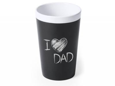 Ceramic Cups With Blackboard Paint (460ml)