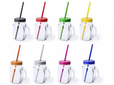 Colourful Mason Jars (500ml)