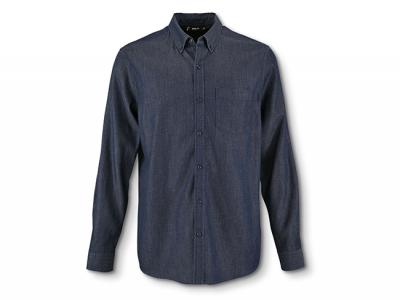 Jeanshemden mit langen &Auml;rmeln f&uuml;r Herren (170 g/m&sup2;)