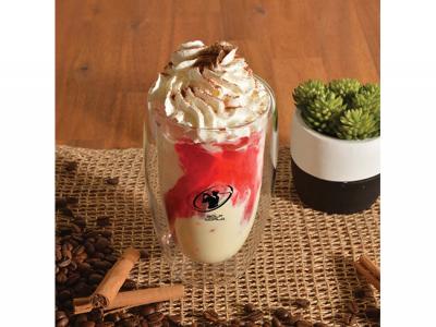 オプションの竹蓋付きホウケイ酸ガラスカップ（450ml）