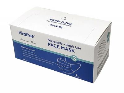 Virafree Type IIR L3 Surgical Face Masks  (4Ply, TGA Approved)