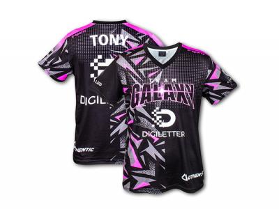 Full Colour Mens Sports V-Neck T-Shirts (180gsm)