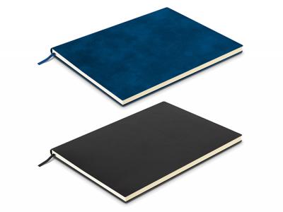 Notizb&uuml;cher mit weichem Einband aus Wildlederimitat (A4)