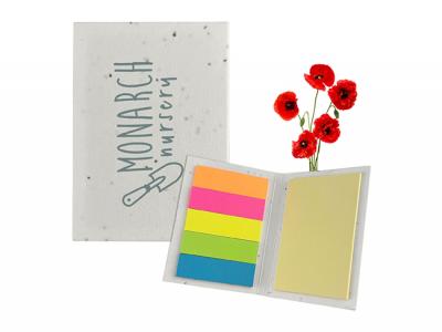 Corn Poppy Seeded Sticky Note Pads